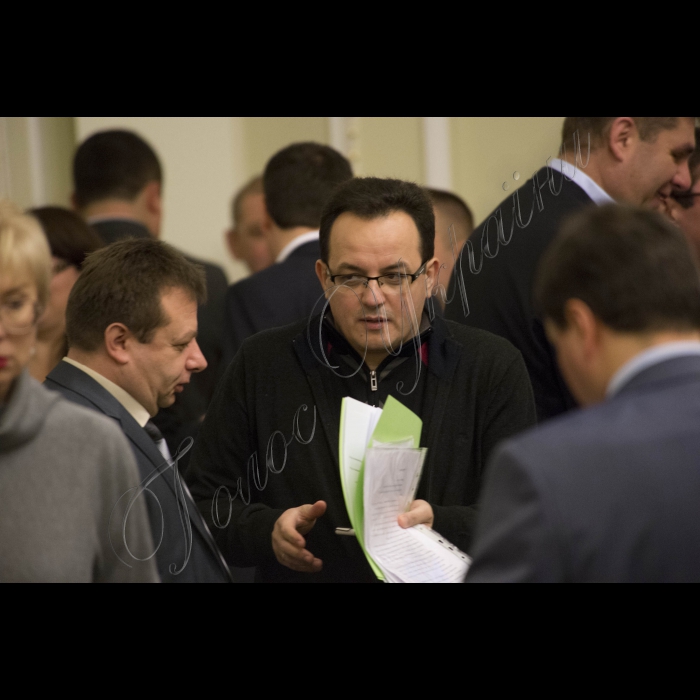 Засідання Пoгоджувальної Ради у ВР.
В.о. керівника Апарату ВР України Володимир Слишинський, Олег Березюк