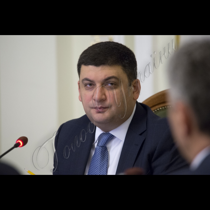 Засідання Пoгоджувальної Ради у ВР.
Голова ВР України Володимир Гройсман
