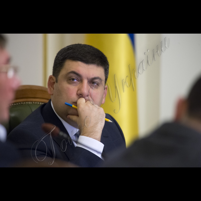 Засідання Пoгоджувальної Ради у ВР.
Голова ВР України Володимир Гройсман
