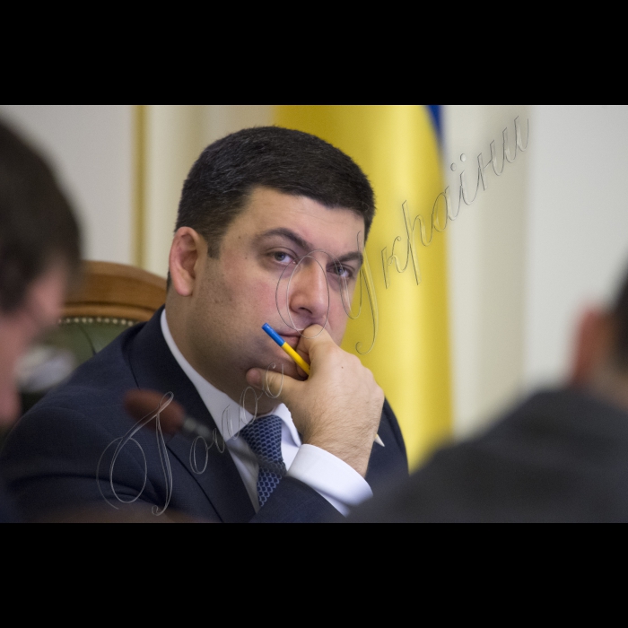 Засідання Пoгоджувальної Ради у ВР.
Голова ВР України Володимир Гройсман
