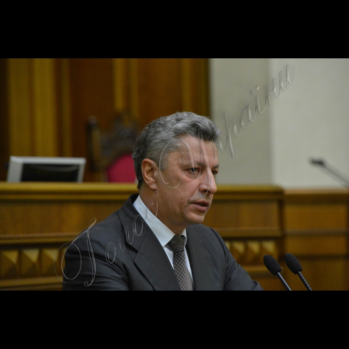 Пленарне засідання Верховної Ради України.
Юрій Бойко-Опозиційний блок