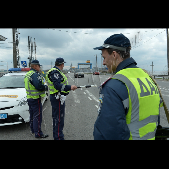 Вишгород Київської області, пост 2 біля Вишгородської ГЄС.