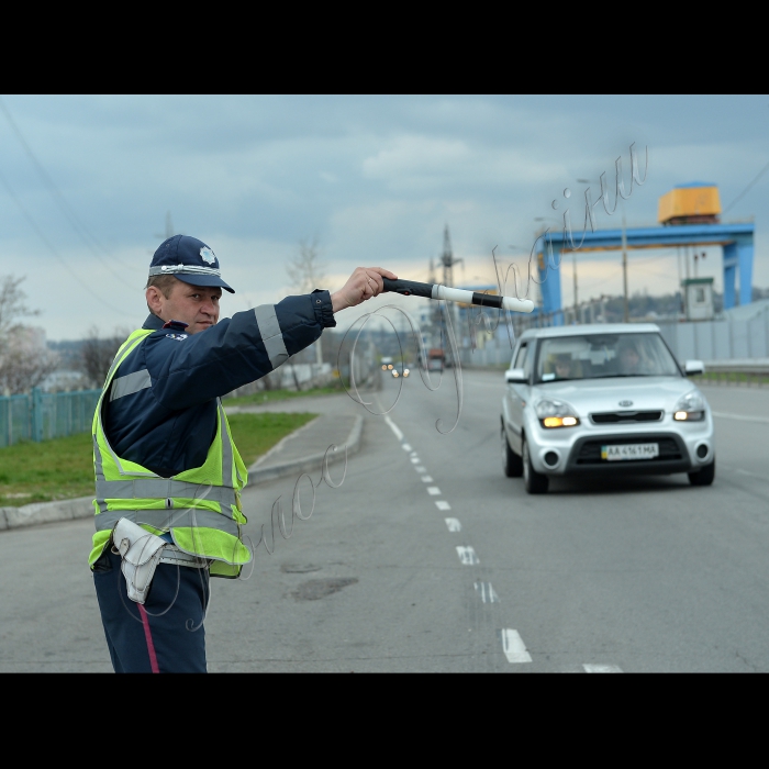 Вишгород  Київської області, пост 2 біля Вишгородської ГЄС.