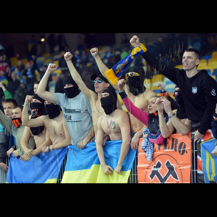 Київ. Матч 19-го туру Прем'єр-ліги України з футболу між ФК 