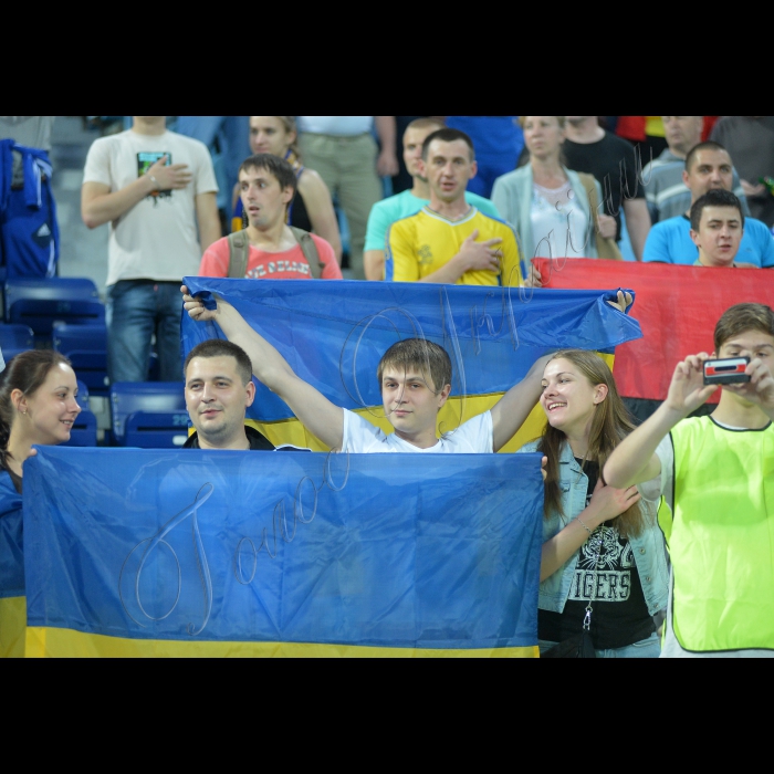 Київ. На стадіоні імені Валерія Лобановського
