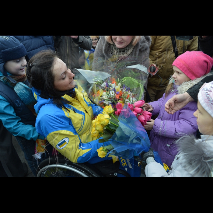 Київ. Урочиста зустріч в аеропорту 