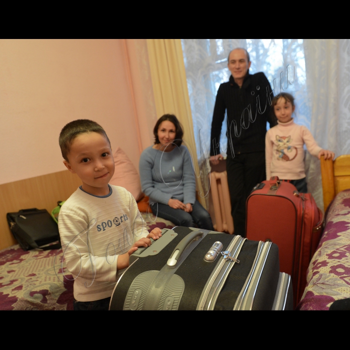 Київ. Санаторій-профілакторій комунального підприємства «Київпастранс» «Пуща-Водиця» прийняв перших переселенців із Криму