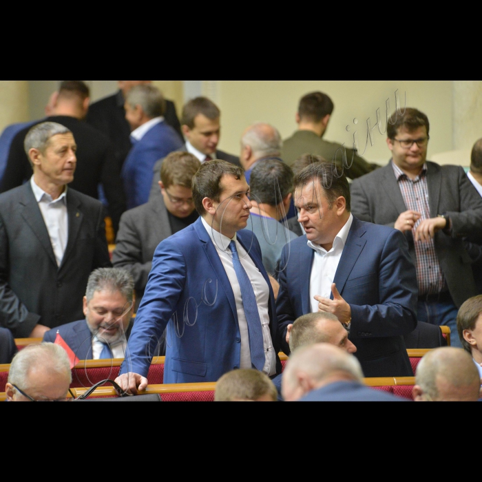 Пленарне засідання ВР України.
Тарас Юрик-БПП,Сергій Мельник-БПП