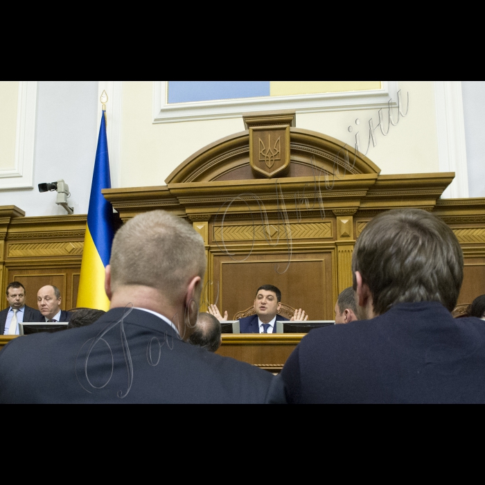 Триває вечірнє засідання Верховної Ради України
Парубій, Володимир Гройсман