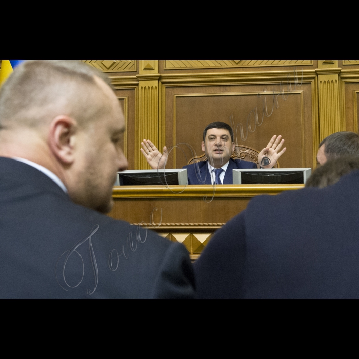 Триває вечірнє засідання Верховної Ради України
Володимир Гройсман
