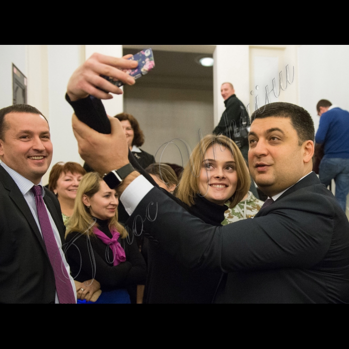 Прес-конференція Голови ВР України Володимира Гройсмана.