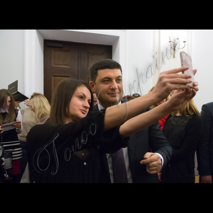 Прес-конференція Голови ВР України Володимира Гройсмана.