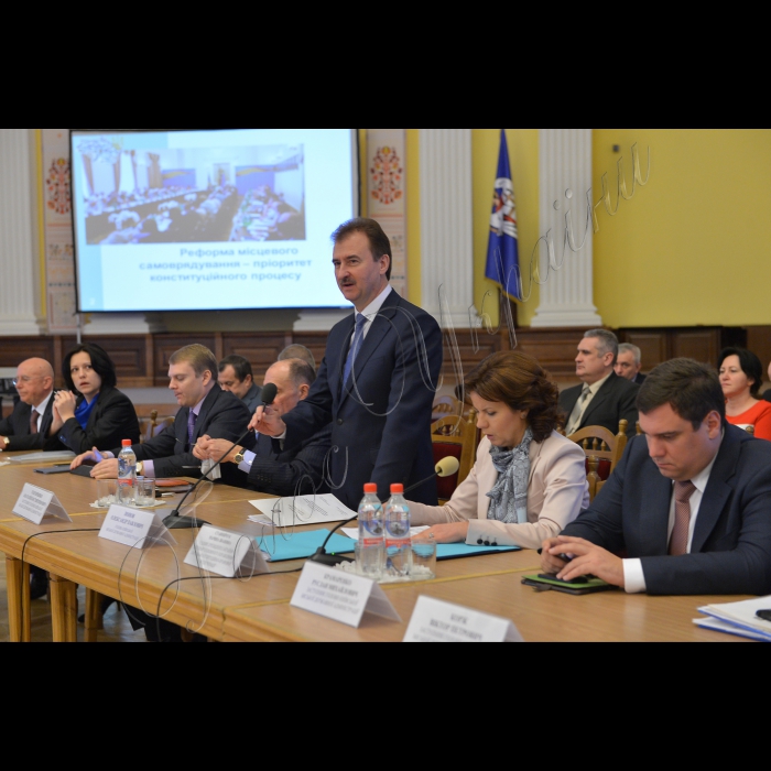 Спільне засідання Колегії Київської міської державної адміністрації, Регіональної ради міста Києва та Громадської ради при КМДА, під час якого було розглянуто Концепцію реформування місцевого самоврядування та питання запровадження реформ у м. Києві.
