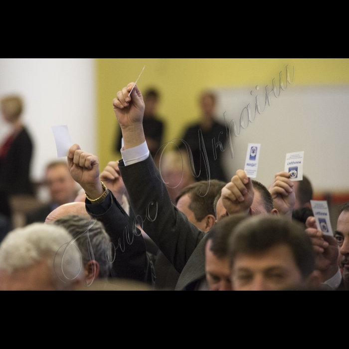 Голова ВР України Володимир Гройсман, Президент України Петро Порошенко, віце-прем’єр-міністр – міністр регіонального розвитку і ЖКГ Геннадій Зубко, Надзвичайний і Повноважний Посол США Джеффрі Пайєтт взяли участь у загальних зборах (конференції) уповноважених представників органів місцевого самоврядування – членів асоціації міст України.
Головою Асоціації міст України обрано київського міського голову Віталія Кличко