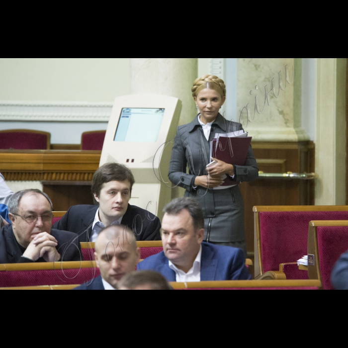 Пленарне засідання ВР України.
Юлія Тимошенко;