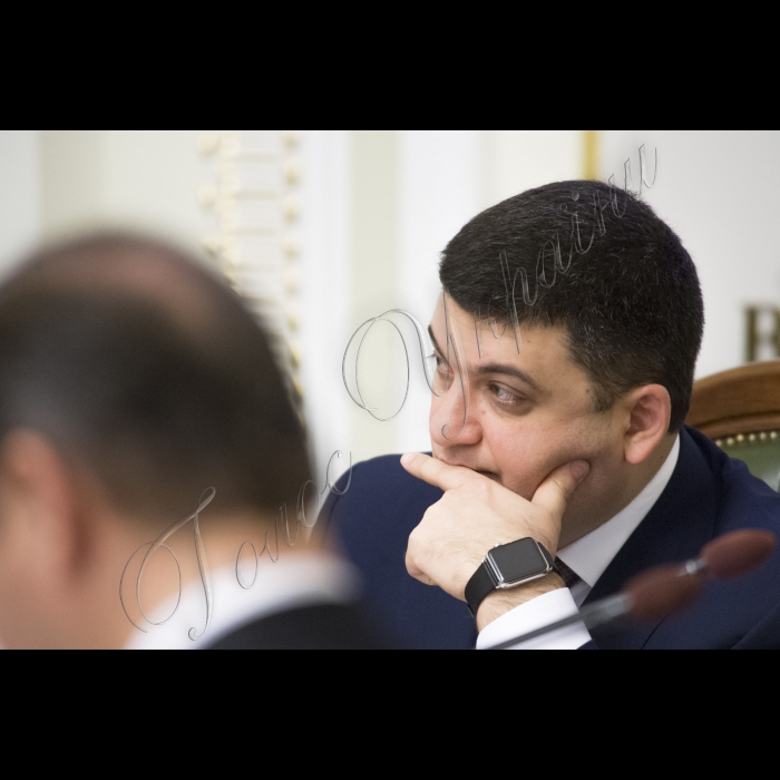 Засідання Погоджувальної Ради.
Голова Верховної Ради України Володимир Гройсман