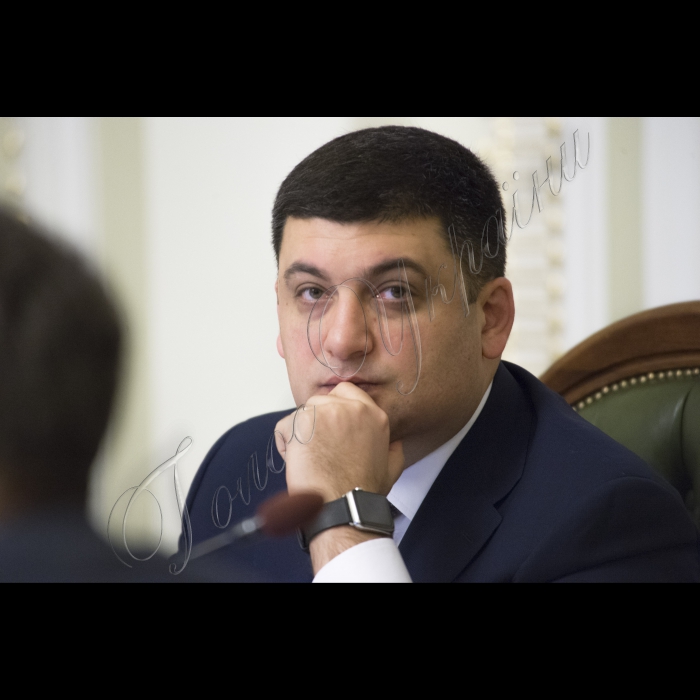 Засідання Погоджувальної Ради.
Голова Верховної Ради України Володимир Гройсман