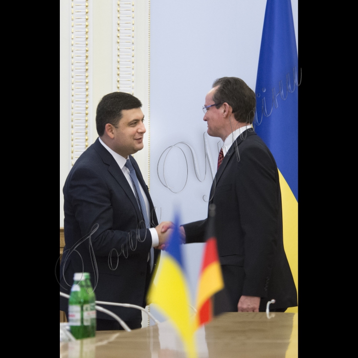 Зустріч Голови ВР України Володимира Гройсмана з делегацією Комітету німецького Бундестагу у справах Європейського Союзу на чолі з Гюнтером Кріхбаумом