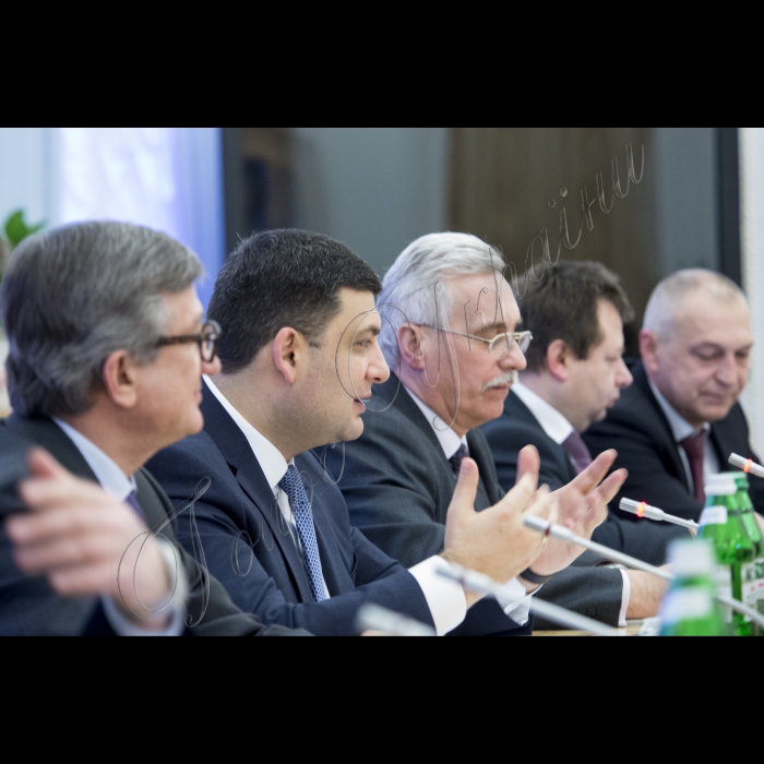 Зустріч Голови ВР України Володимира Гройсмана з делегацією Комітету німецького Бундестагу у справах Європейського Союзу на чолі з Гюнтером Кріхбаумом