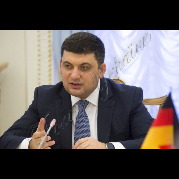 Зустріч Голови ВР України Володимира Гройсмана з делегацією Комітету німецького Бундестагу у справах Європейського Союзу на чолі з Гюнтером Кріхбаумом