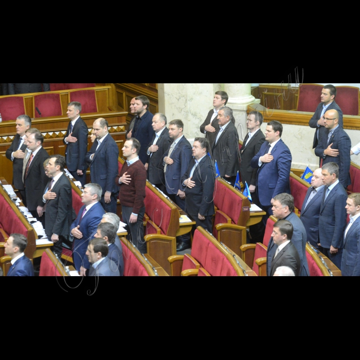 Відкриття IV сесії Верховної Ради VIII скликання.