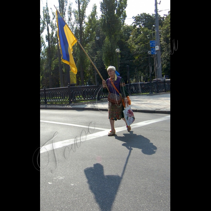 У День незалежності України Президент України Віктор Янукович вшанував пам'ять видатних українців. У Києві глава держави поклав квіти до пам'ятників Тарасові Шевченку та Михайлові Грушевському.
В урочистій церемонії також взяли участь Прем’єр-міністр Микола Азаров, голова Київської міської держадміністрації Олександр Попов, голова Київської обласної держадміністрації Анатолій Присяжнюк, урядовці, громадські та політичні діячі.
