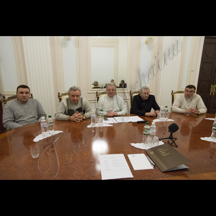 Зустріч Голови ВР України Володимира Гройсмана з представниками Профспілок працівників вугільної галузі.