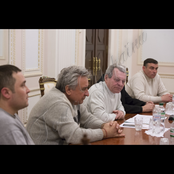 Зустріч Голови ВР України Володимира Гройсмана з представниками Профспілок працівників вугільної галузі.