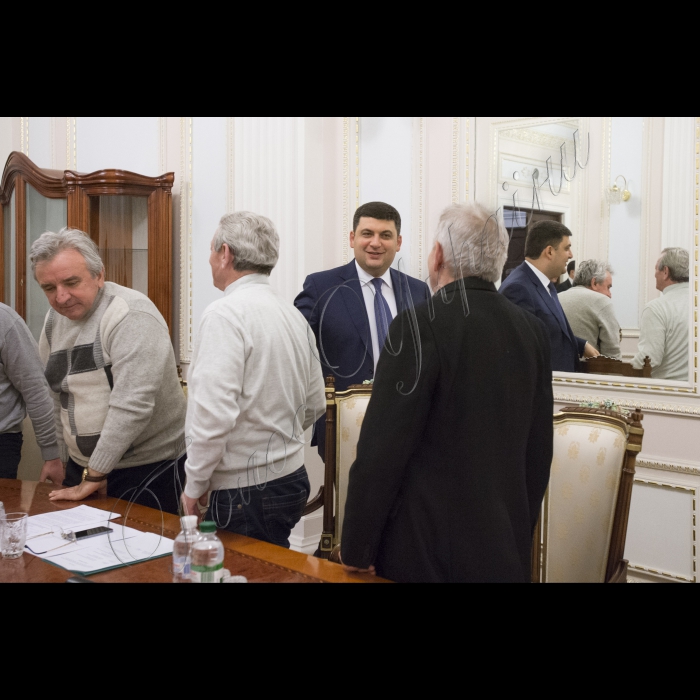 Зустріч Голови ВР України Володимира Гройсмана з представниками Профспілок працівників вугільної галузі.