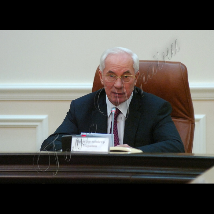 Під головуванням Прем’єр-міністра України Миколи Азарова відбулося засідання Кабінету Міністрів України.