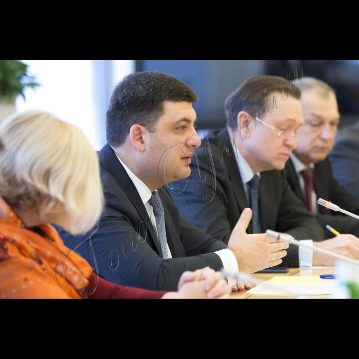 Зустріч Голови ВР України Володимира Гройсмана з Комісаром Європейського Союзу з питань гуманітарної допомоги та управління кризами Христосом Стиліанідесом.