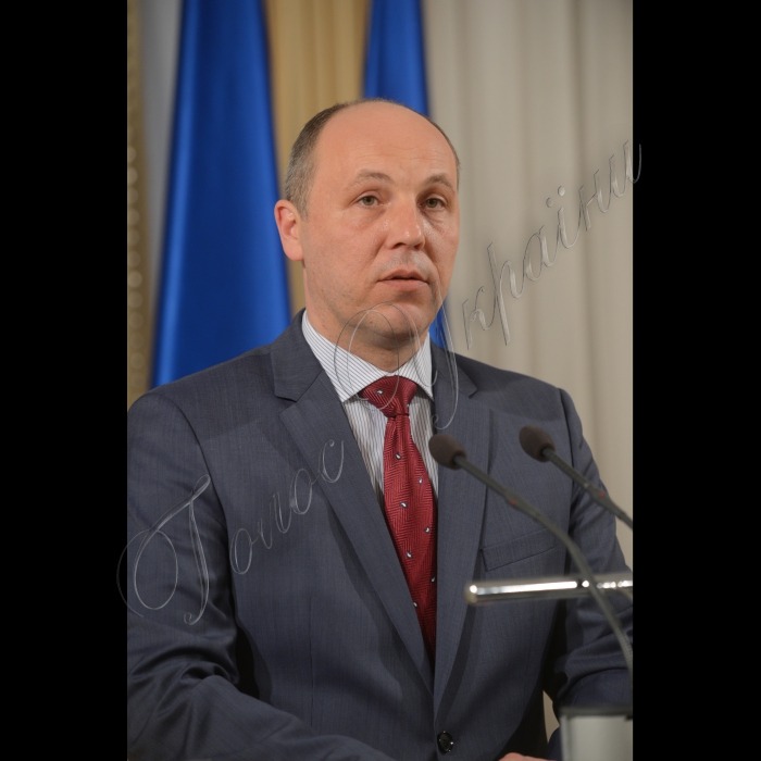 Брифінг Голови Верховної Ради України Андрія Парубія.