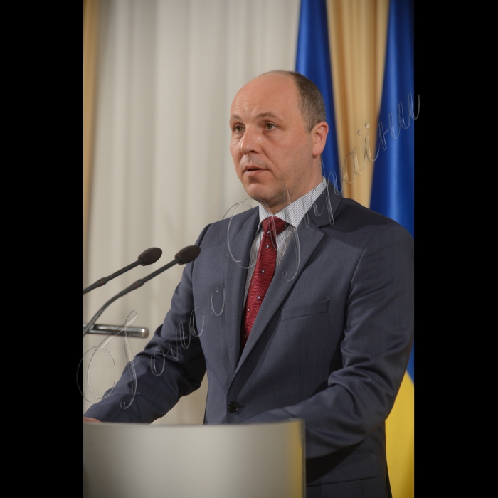 Брифінг Голови Верховної Ради України Андрія Парубія.