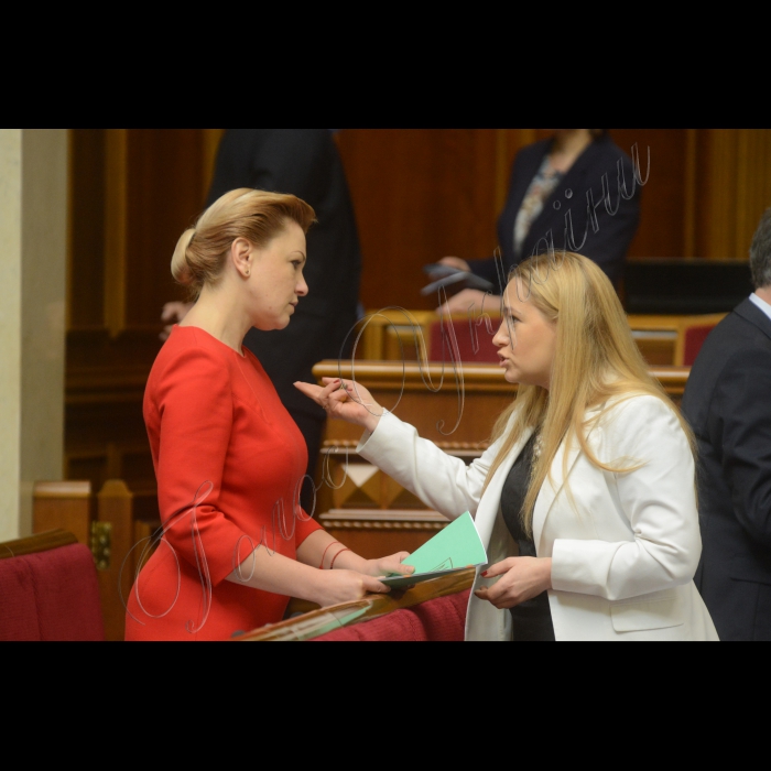 Пленарне засідання Верховної Ради України. 
Оксана Продан Оксана Юринець БП
