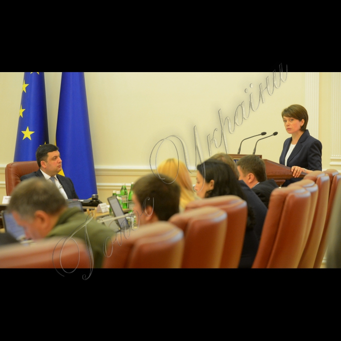 Під головуванням прем’єр-міністра України Володимира Гройсмана відбулося засідання Уряду. Лілія Гриневич міністр освіти та науки 