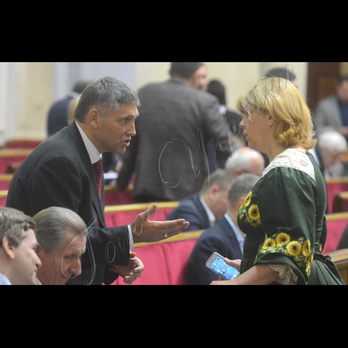 Пленарне засідання Верховної Ради України.
Юрій Мірошниченко ОП Ольга Богомолець БП
