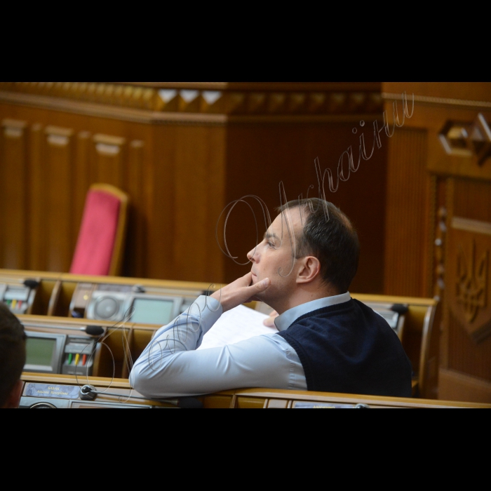 Парламентські слухання на тему: «Стан реалізації засад антикорупційної політики в Україні».
Голова Комітету Верховної Ради України з питань запобігання і протидії корупції Єгор Соболєв