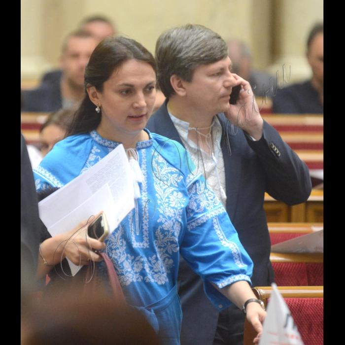 Пленарне засідання Верховної Ради України.
День вишиванки.
Ганна Гопко позафр. Артур Герасимов БП