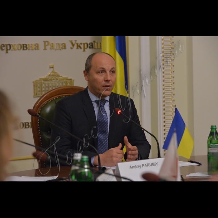 03 червня 2016. Зустріч Голови Верховної Ради України Андрія Парубія з послами держав ЄС і країн «Великої сімки» акредитованими в Україні