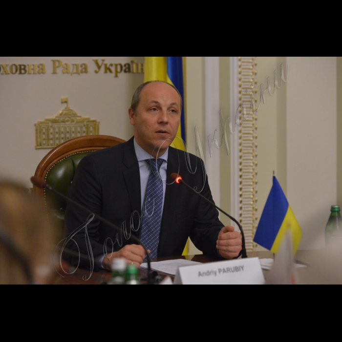 03 червня 2016. Зустріч Голови Верховної Ради України Андрія Парубія з послами держав ЄС і країн «Великої сімки» акредитованими в Україні