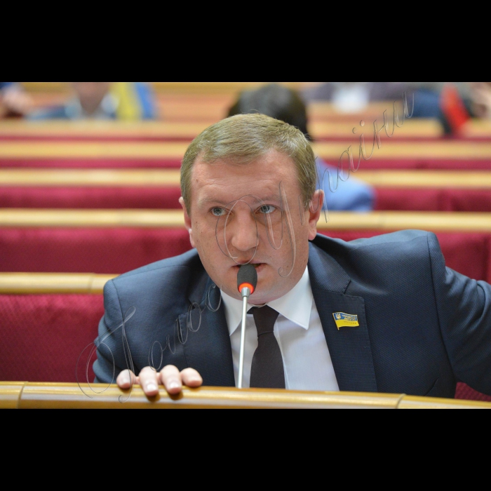 14 червня 2016 пленарне засідання Верховної Ради України. Виступи представників фракцій. Іван  Рибак - БПП.