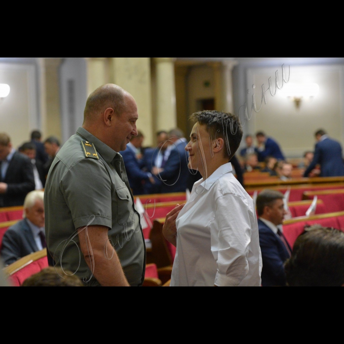 14 червня 2016 пленарне засідання Верховної Ради України. Сергій Мельничук - Воля Народу, Надія Савченко - Батьківщина.