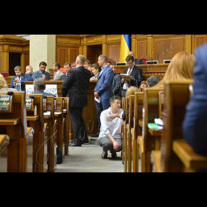 14 червня 2016 пленарне засідання Верховної Ради України. Надія Савченко.