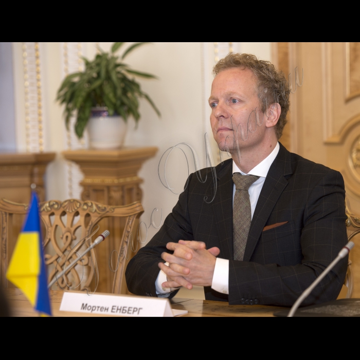 22 червня 2016 голова Верховної Ради України Андрій Парубій під час зустрічі привітав пана Мортена Енберга із призначенням на посаду керівника Офісу Ради Європи в Україні та представника Генерального секретаря з питань координації програм співробітництва з Радою Європи в Україні. Керівник Офісу Ради Європи в Україні та представник Генерального секретаря з питань координації програм співробітництва з Радою Європи в Україні Мортен Енберг.