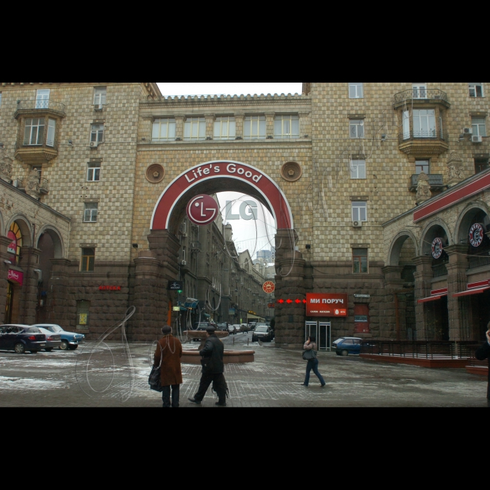 15 грудня 2009 Київ, Хрещатик, Пасаж.