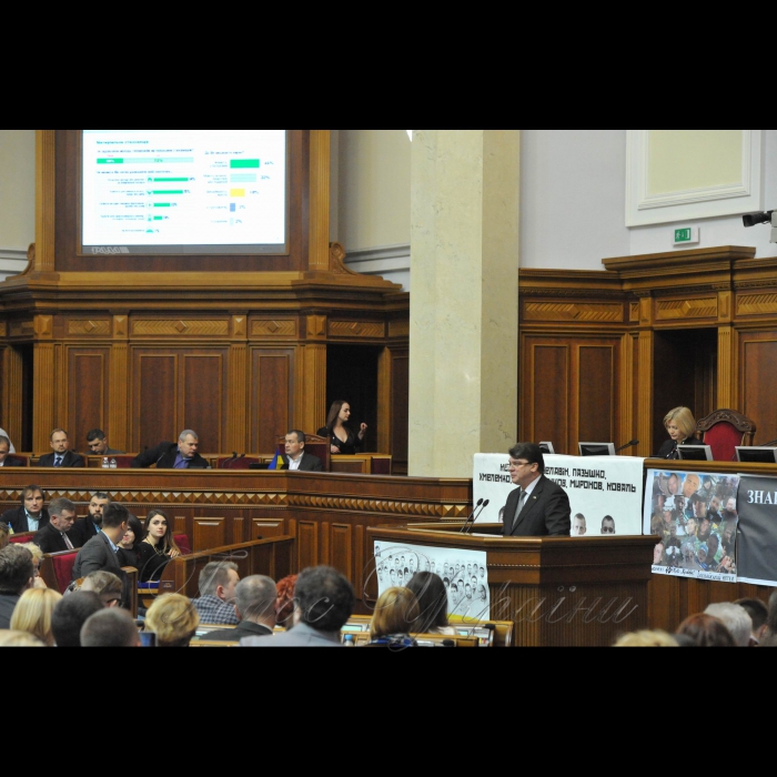 2 листопада 2016 Парламентські слухання на тему: «Ціннісні орієнтації сучасної української молоді».
Міністр молоді і спорту Ігор Жданов.