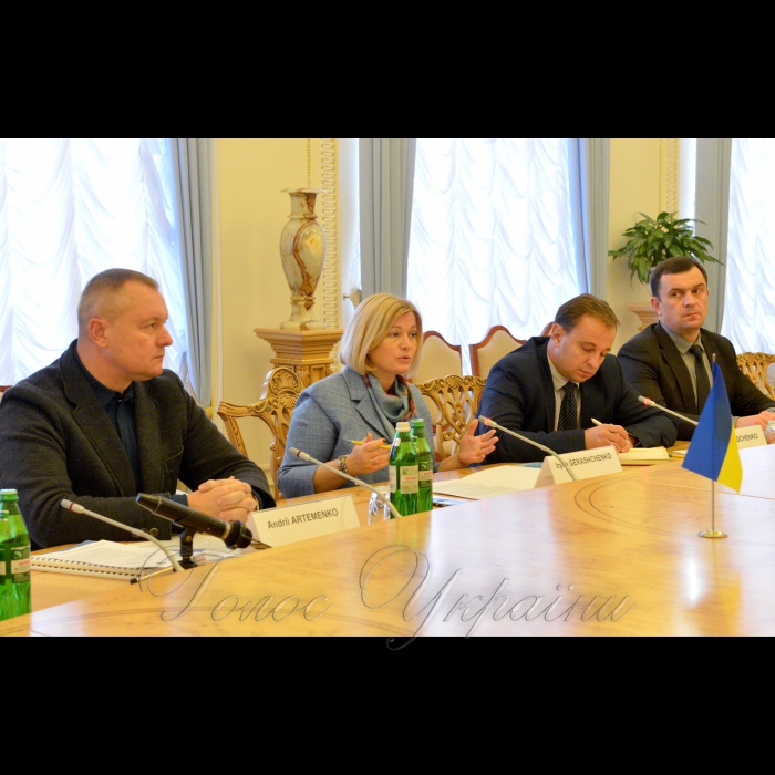 4 листопада 2016 зустріч Першого заступника Голови Верховної Ради України І.В. Геращенко  із Заступником Міністра закордонних справ Держави Кувейт Х. Аль-Джараллом.