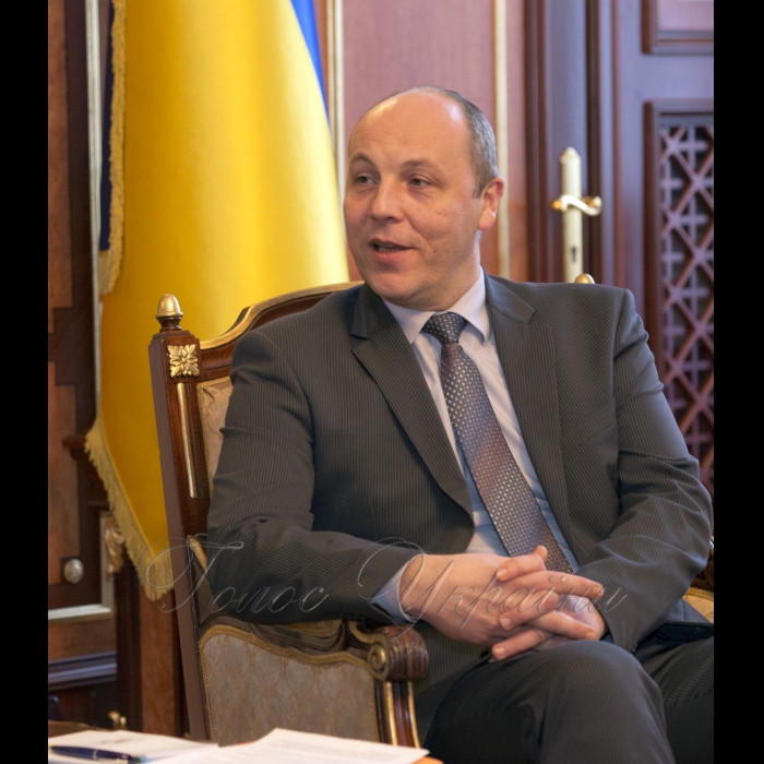 4 листопада 2016 зустріч Голови Верховної Ради України А.В. Парубія з Надзвичайним і Повноважним Послом Республіки Японії в Україні Ш. Сумі.