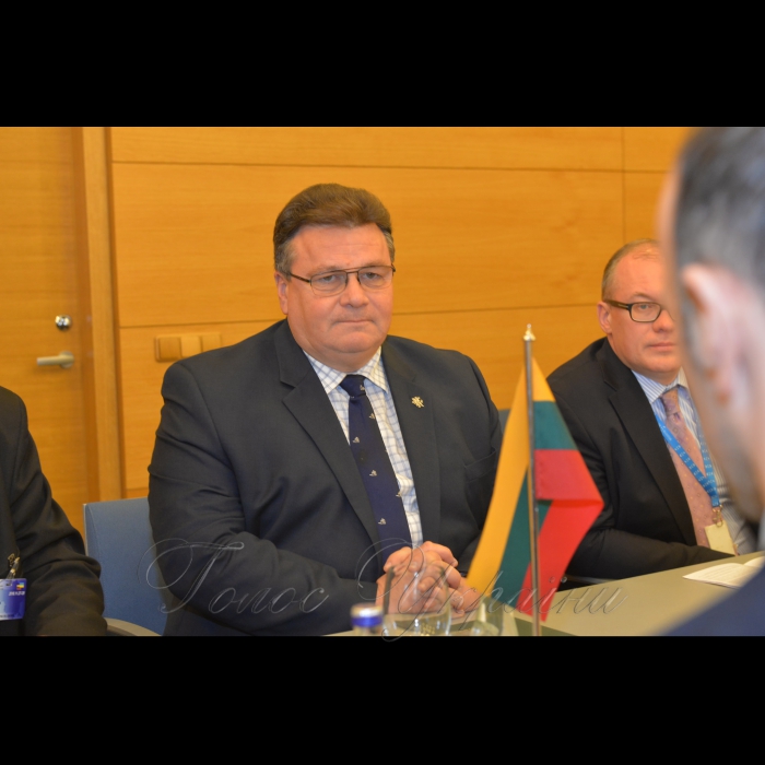28 листопада 2016 візит Голови Верховної Ради України Андрія Парубія до Литовської Республіки.
Зустріч Голови ВРУ Андрія Парубія з в.о. Міністра закордонних справ ЛР Лінас Лінкявічюсом.