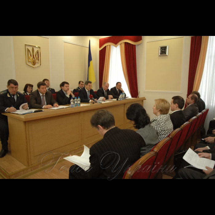 20 лютого 2009 розширене засідання колегії прокуратури Київської області щодо забезпечення прав осіб з обмеженими фізичними можливостями та додержанням законодавства про оплату праці.